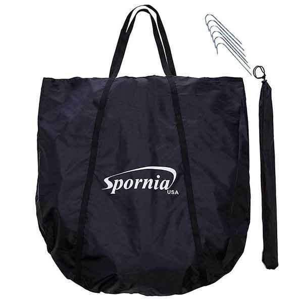 Spornia Golf Simulator Bundle #1: SPG-7 Net + Golf Teaching Hitting Mat + Garmin Approach® R10