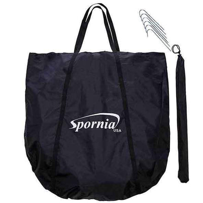 Spornia Bundle #5 SPG-7 Golf Practice Net + Spornia Academy Commercial Mat